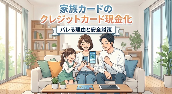 家族カードのクレジットカード現金化完全ガイド|バレる理由と安全対策